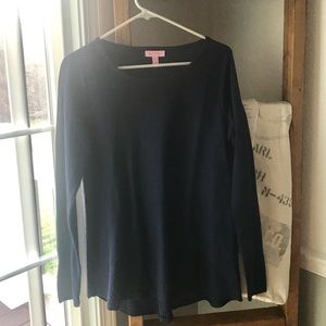 NWOT Lilly Pulitzer Navy Ingle Sweater